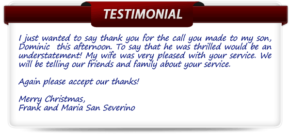 Santa's Testimonials