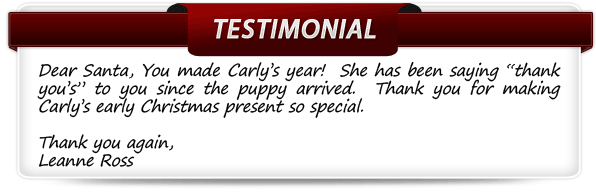 Santa's Testimonials