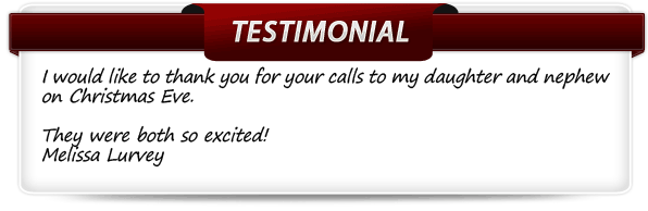 Santa's Testimonials